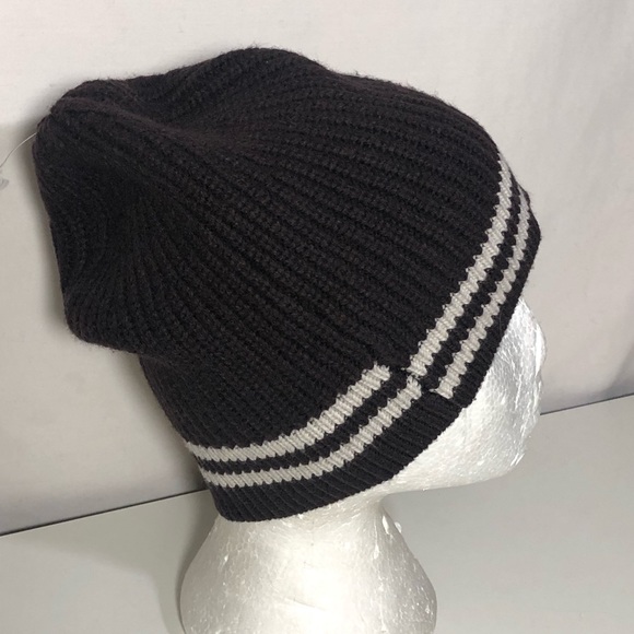 *AllSaints Field Ribbed Knit Wool Blend Beanie - Picture 4 of 5